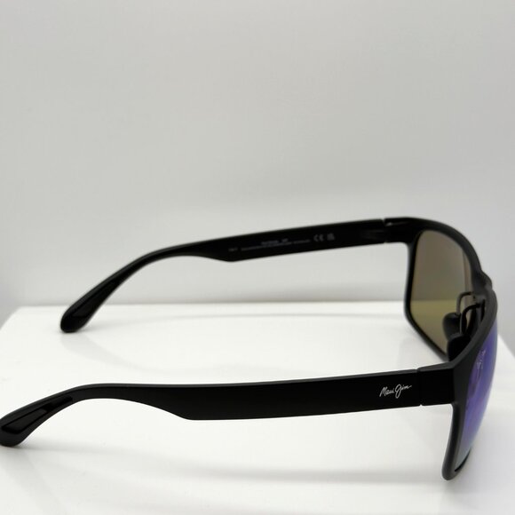 Maui Jim B432-2M Red Sands Matte Black Frame Blue Hawaii Polorized Lenses - Picture 6 of 9